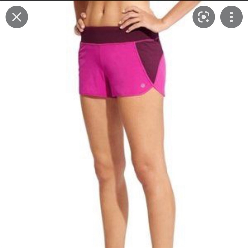 Athleta Track This Run Short 3", Electric Fuchsia, LARGE  L Running Gym Athletic